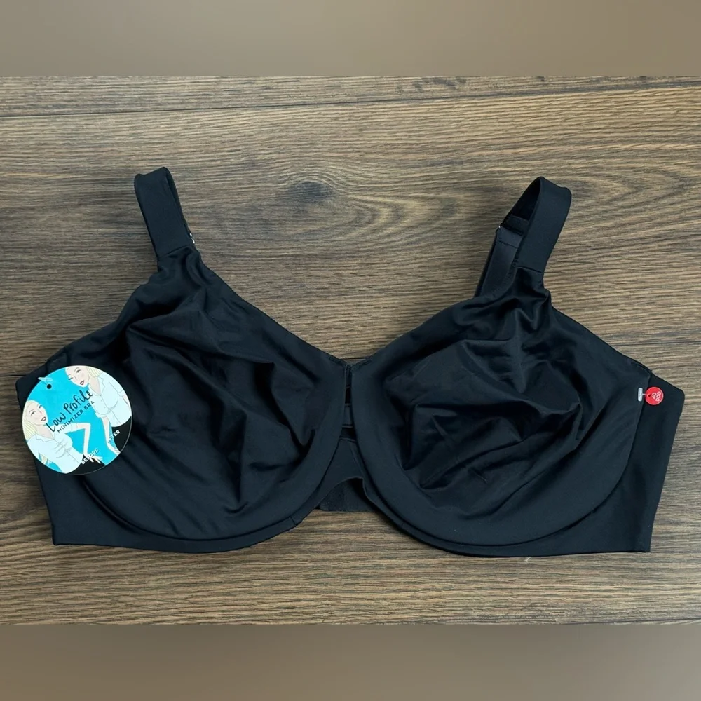 SPANX Minimizer Bra 40DDD Black Low Profile Full Coverage NWT - Picture 1 of 7